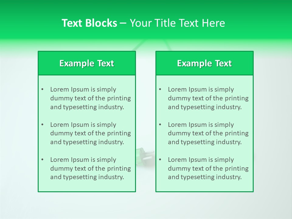 Electric Green Background PowerPoint Template