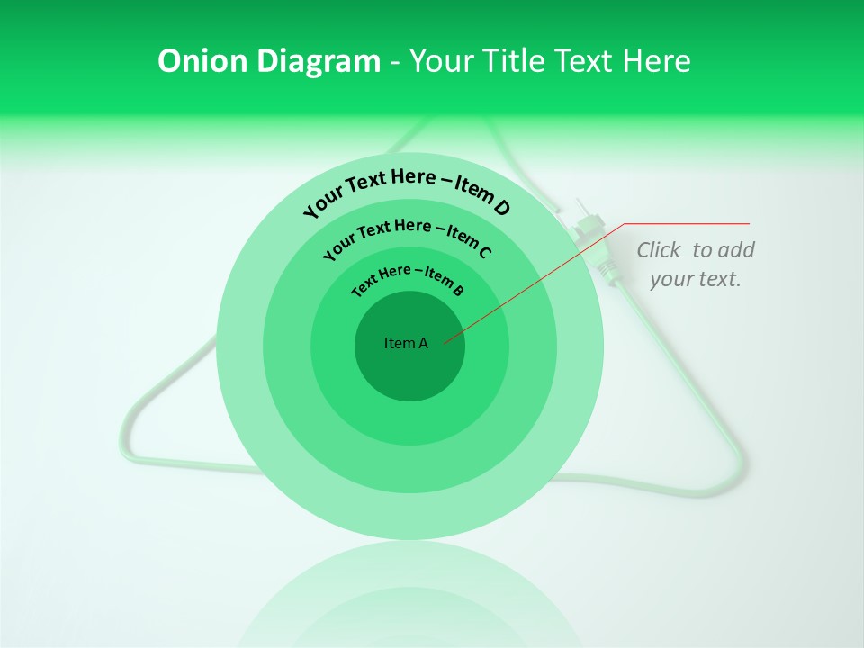 Electric Green Background PowerPoint Template