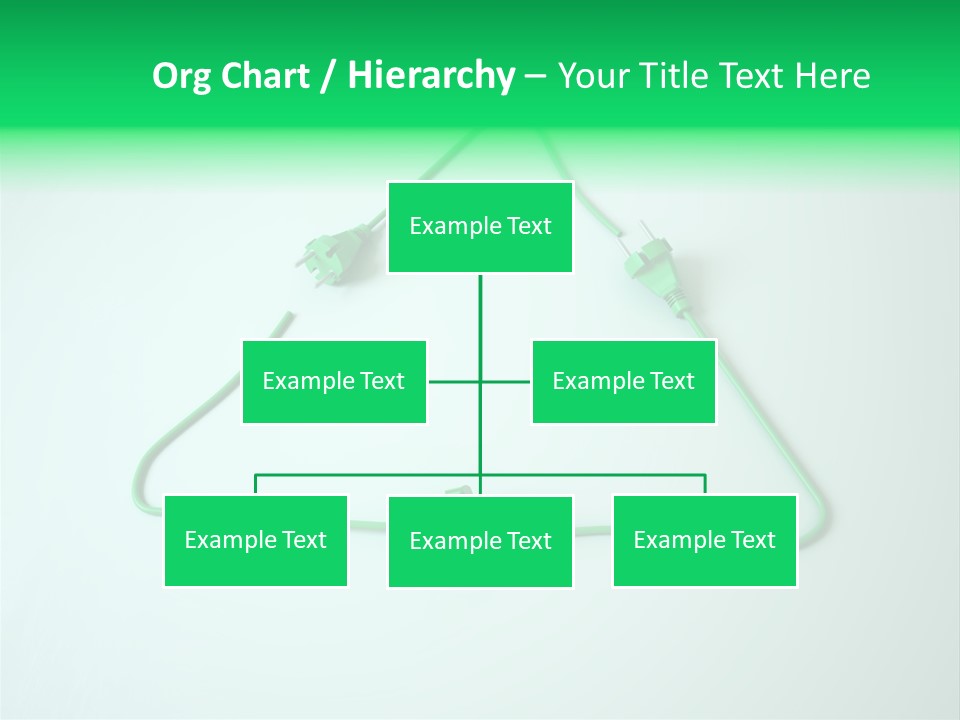 Electric Green Background PowerPoint Template