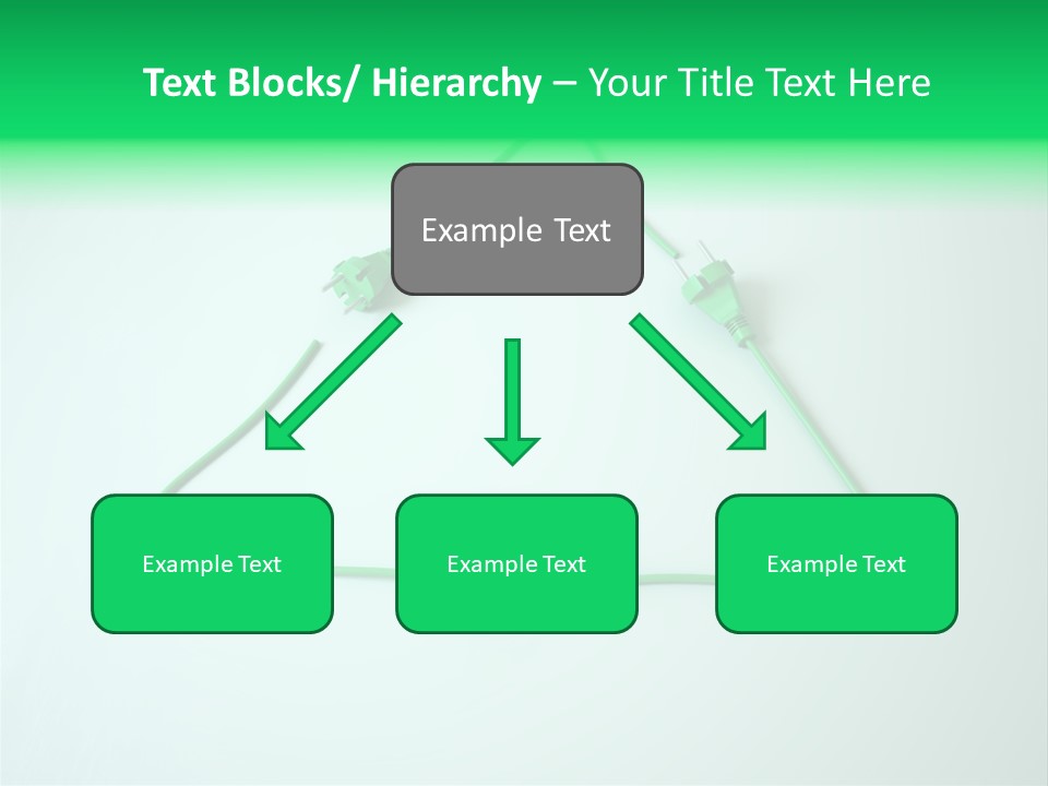Electric Green Background PowerPoint Template