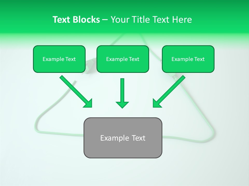 Electric Green Background PowerPoint Template