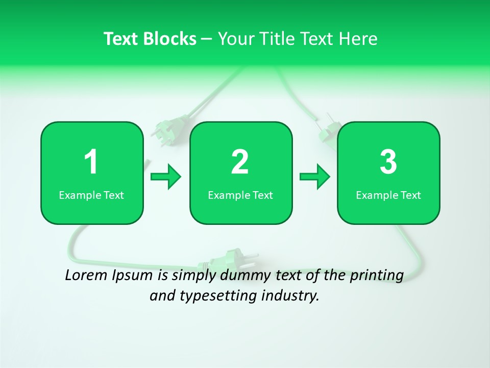 Electric Green Background PowerPoint Template