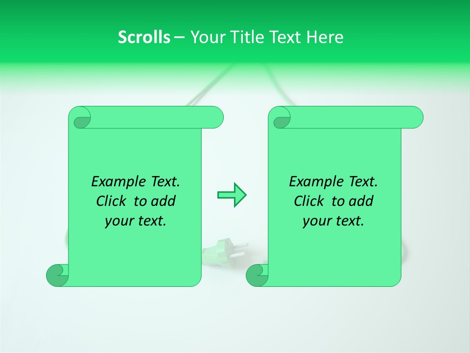 Electric Green Background PowerPoint Template