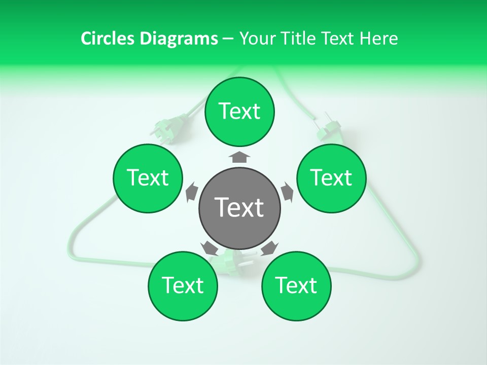 Electric Green Background PowerPoint Template