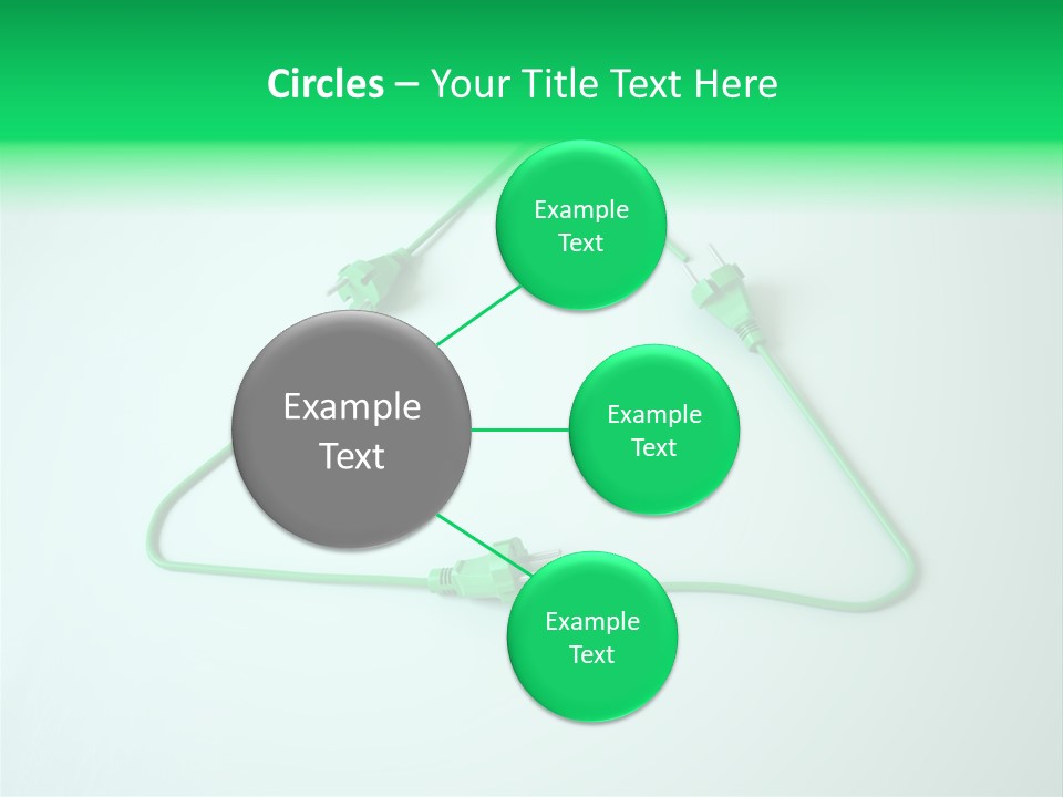 Electric Green Background PowerPoint Template