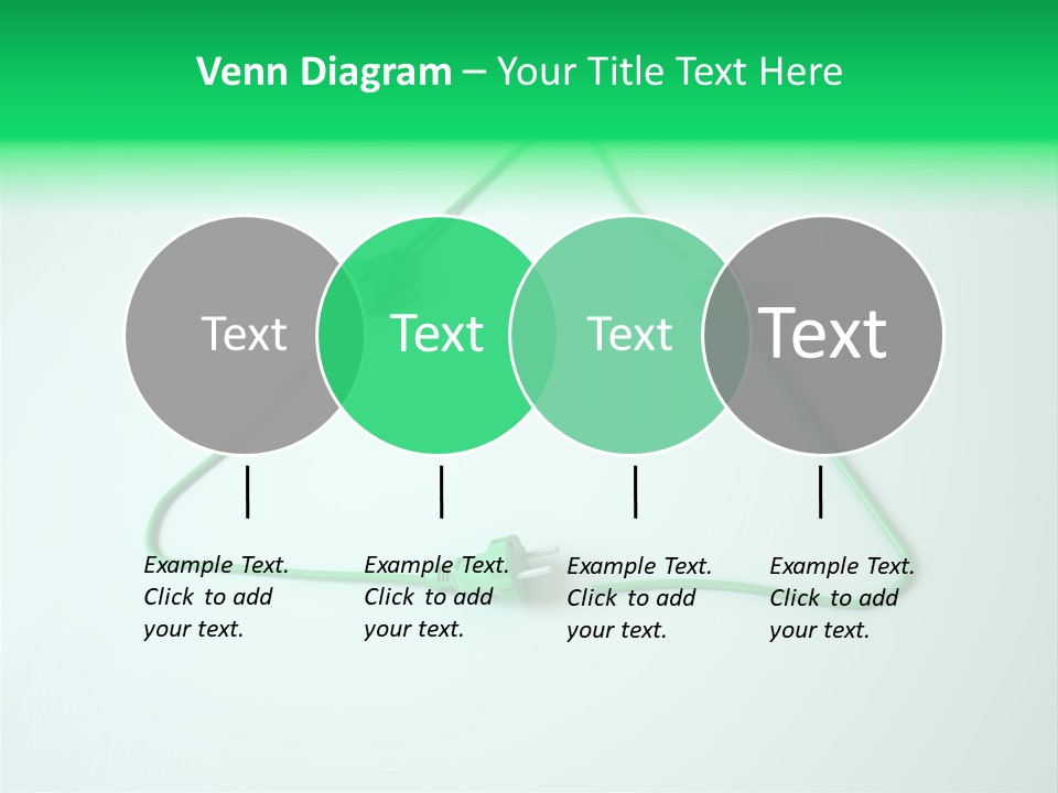 Electric Green Background PowerPoint Template