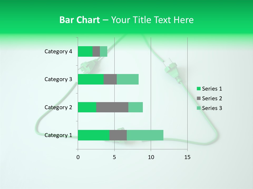 Electric Green Background PowerPoint Template
