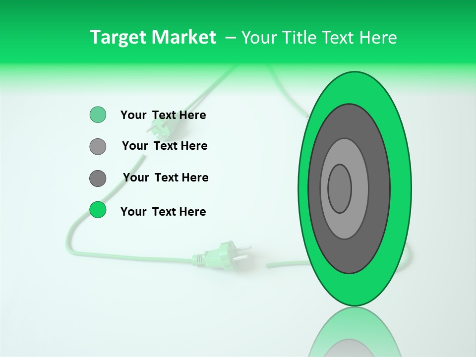Electric Green Background PowerPoint Template