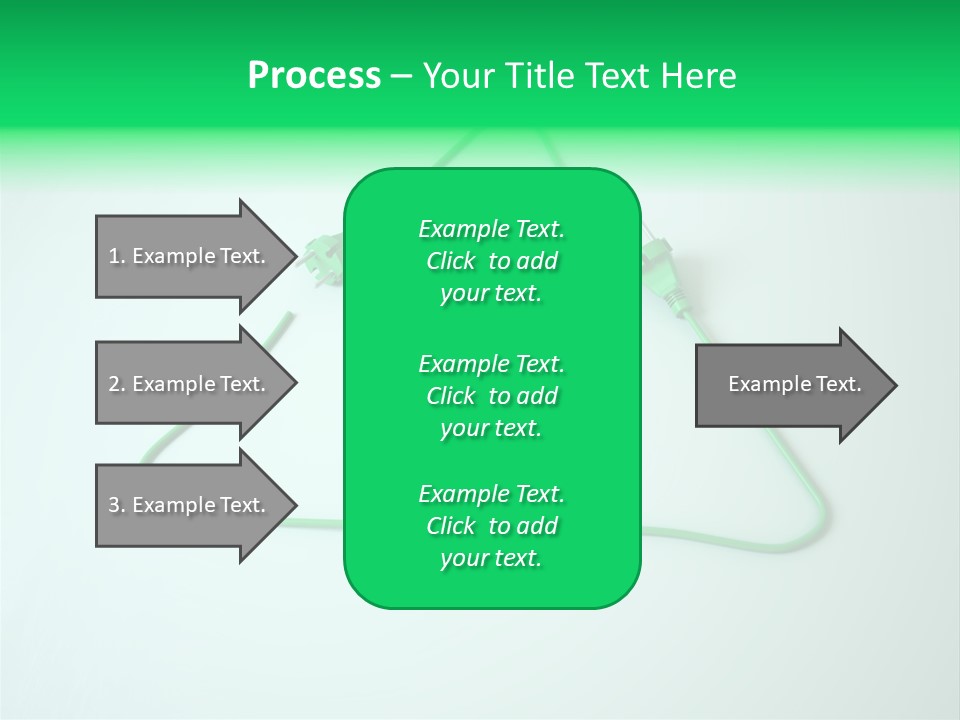 Electric Green Background PowerPoint Template