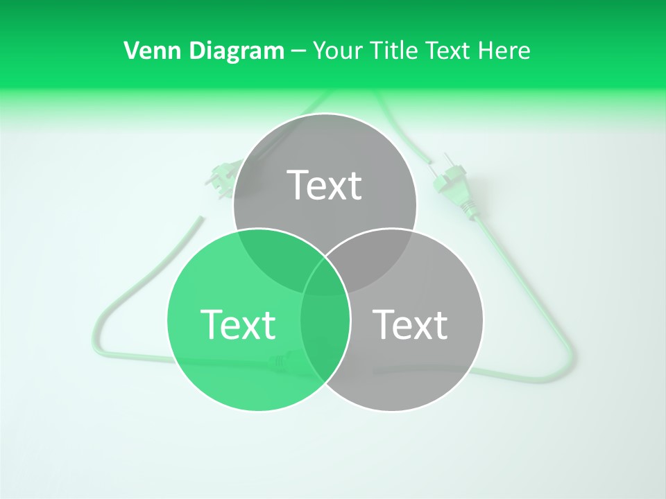 Electric Green Background PowerPoint Template