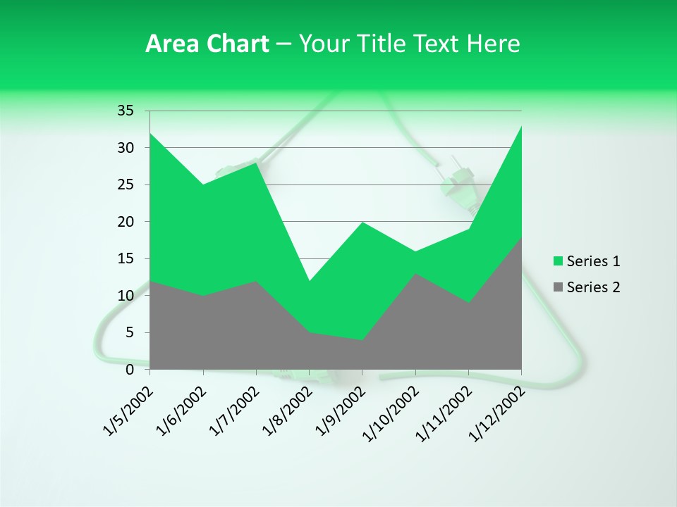 Electric Green Background PowerPoint Template