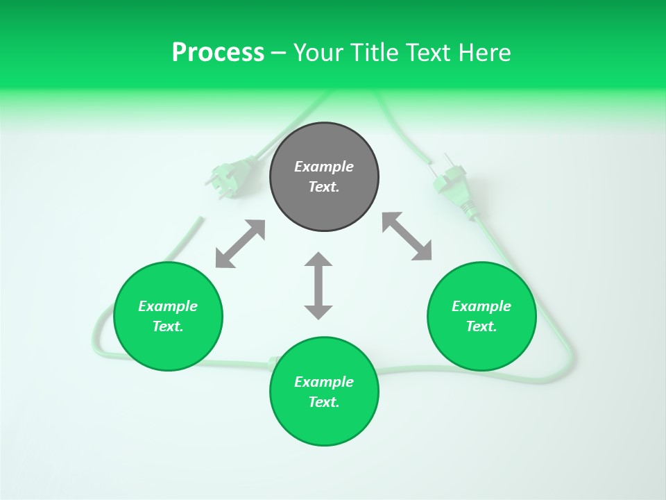 Electric Green Background PowerPoint Template