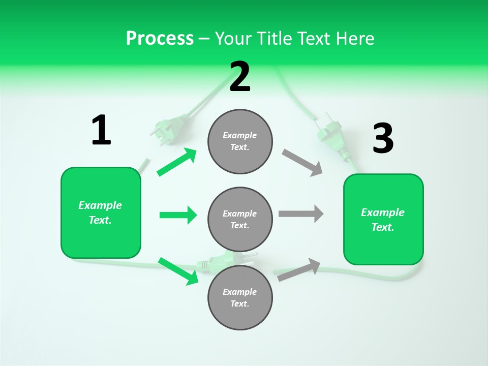 Electric Green Background PowerPoint Template
