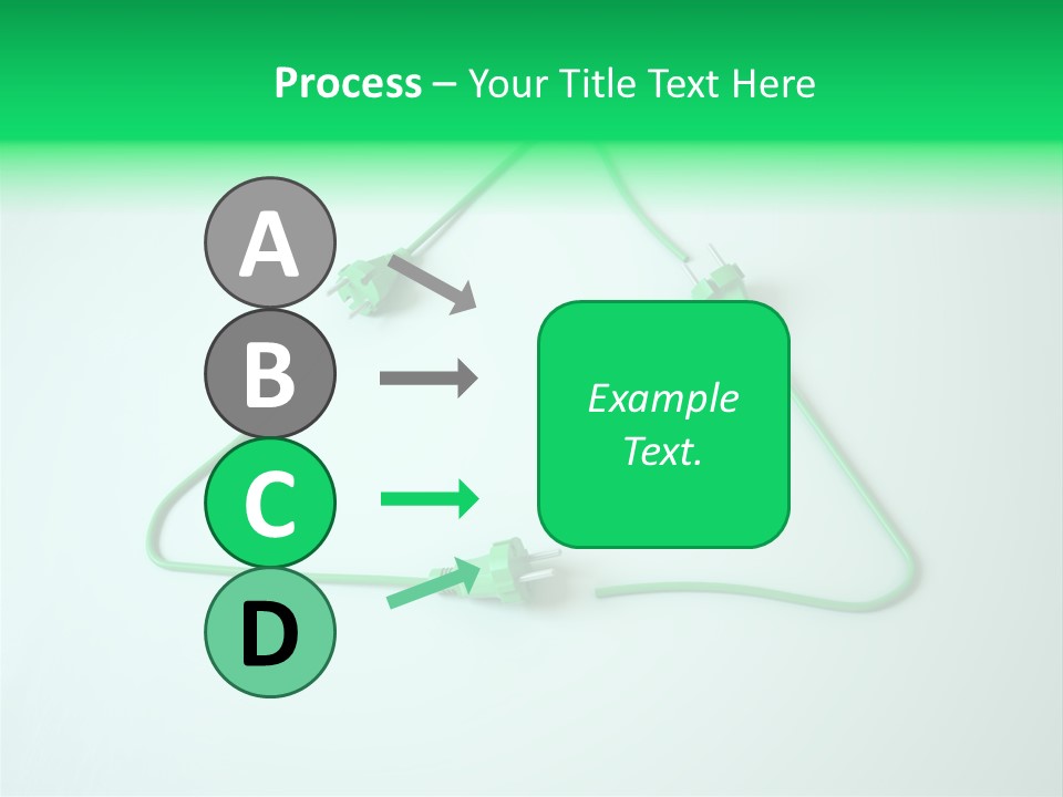 Electric Green Background PowerPoint Template