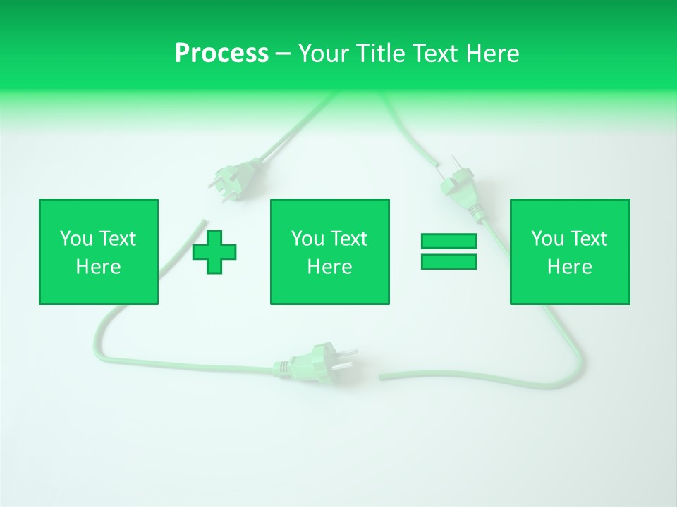 Electric Green Background PowerPoint Template
