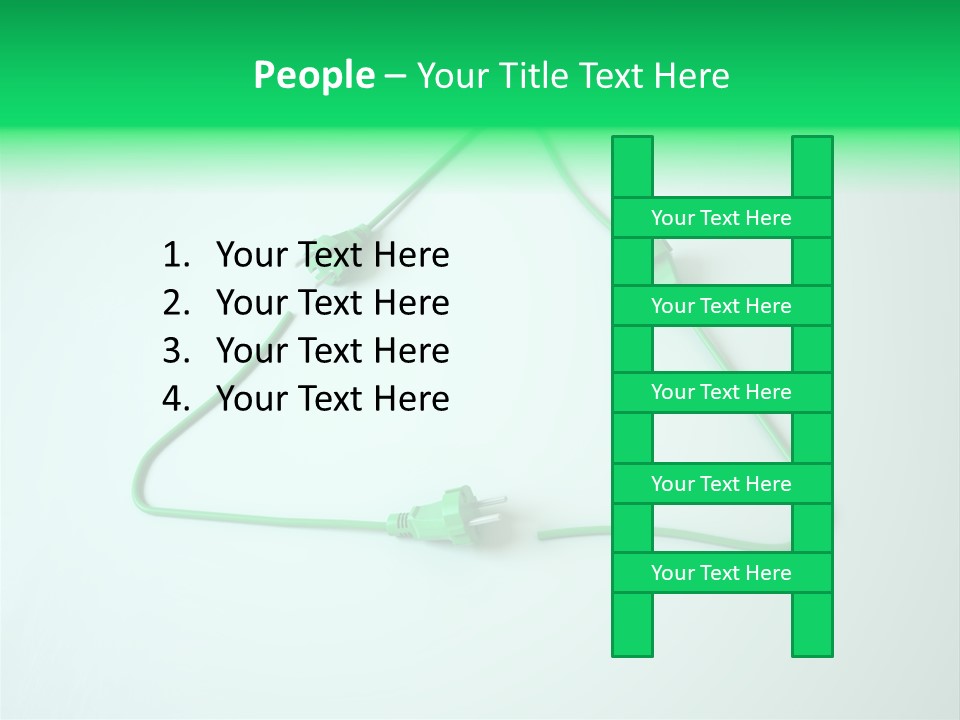 Electric Green Background PowerPoint Template