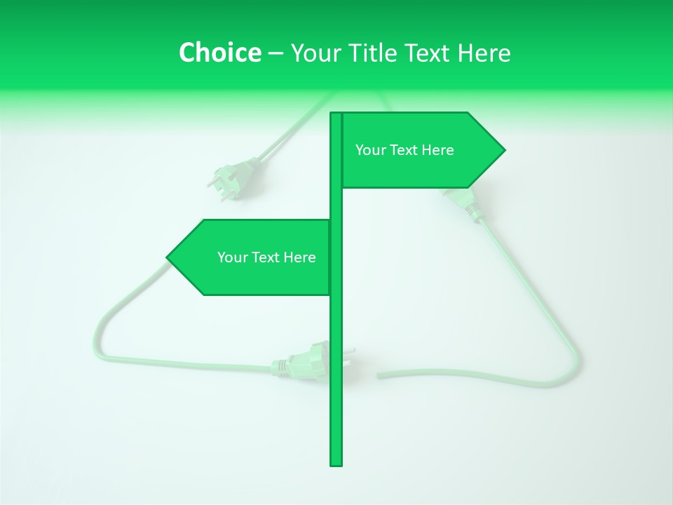 Electric Green Background PowerPoint Template