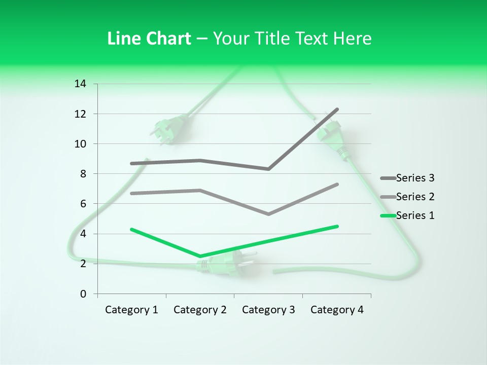 Electric Green Background PowerPoint Template