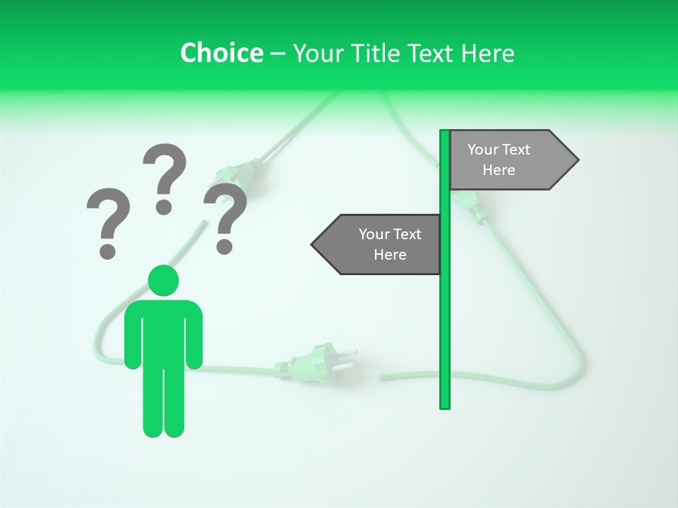 Electric Green Background PowerPoint Template