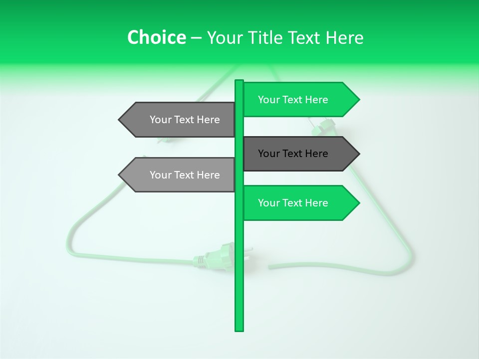 Electric Green Background PowerPoint Template