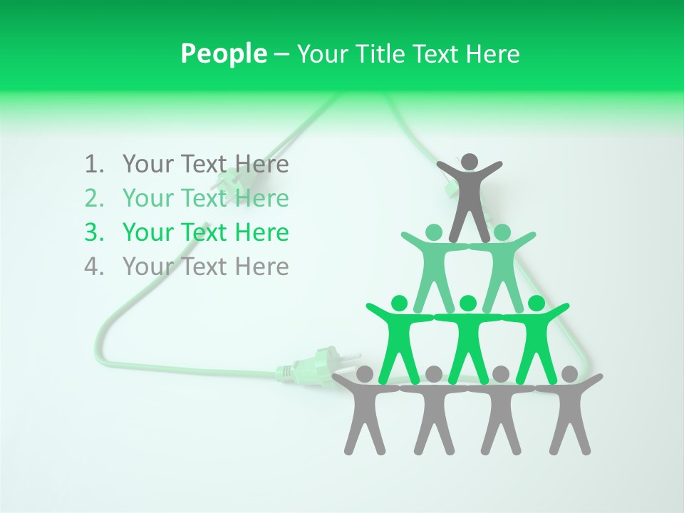 Electric Green Background PowerPoint Template