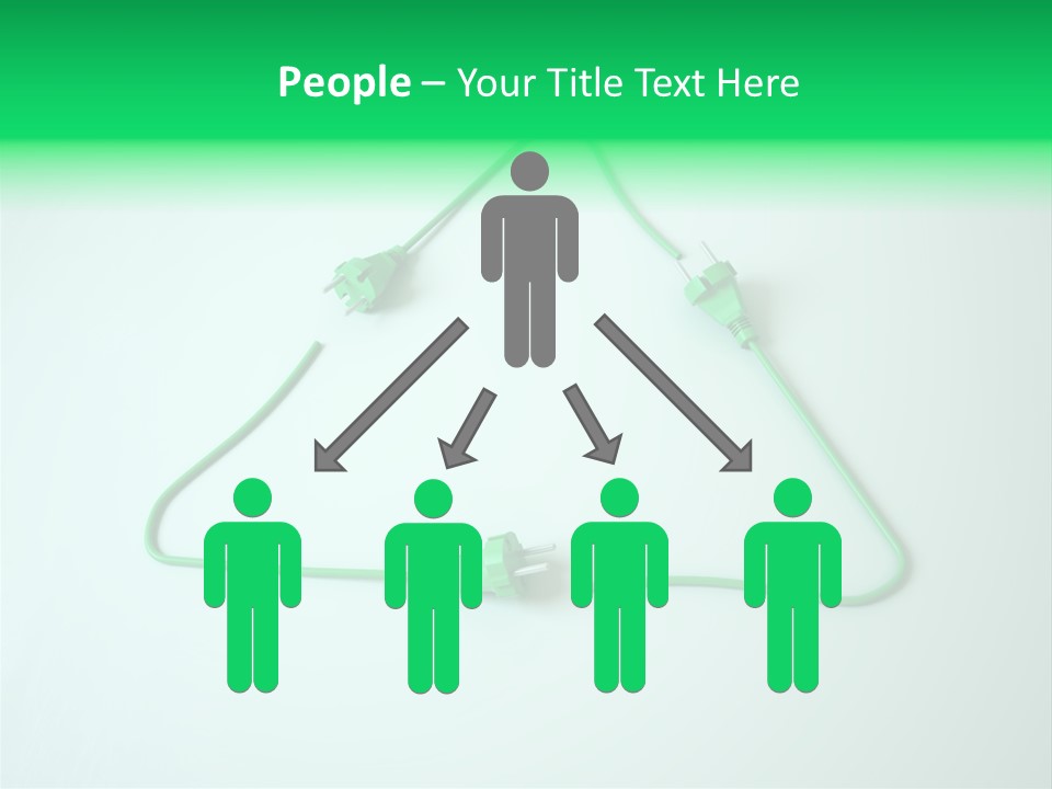 Electric Green Background PowerPoint Template