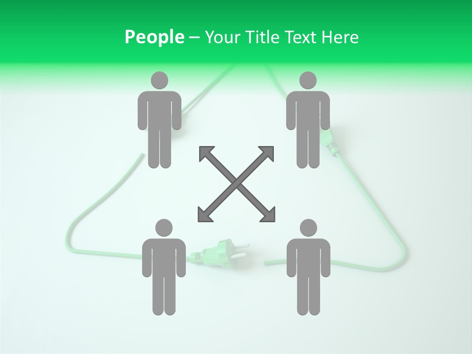 Electric Green Background PowerPoint Template