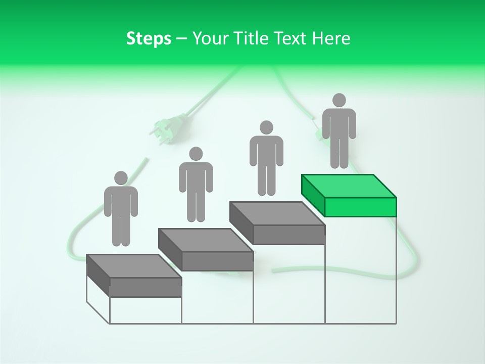 Electric Green Background PowerPoint Template