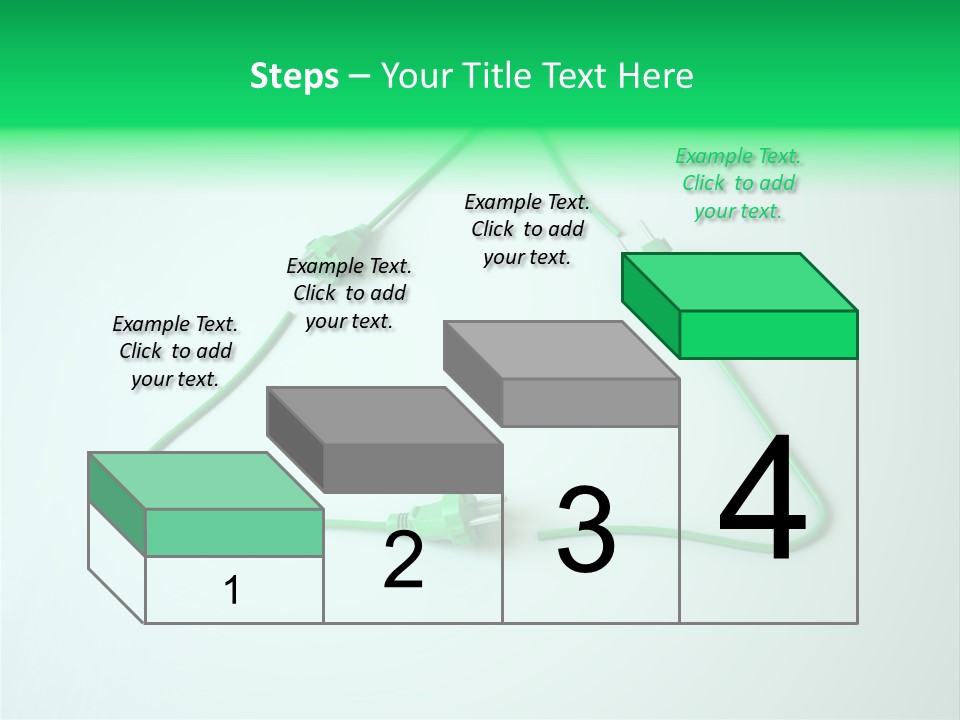 Electric Green Background PowerPoint Template