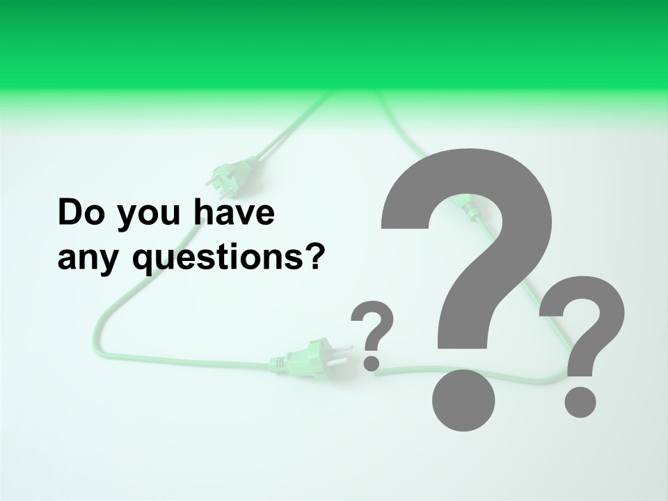 Electric Green Background PowerPoint Template