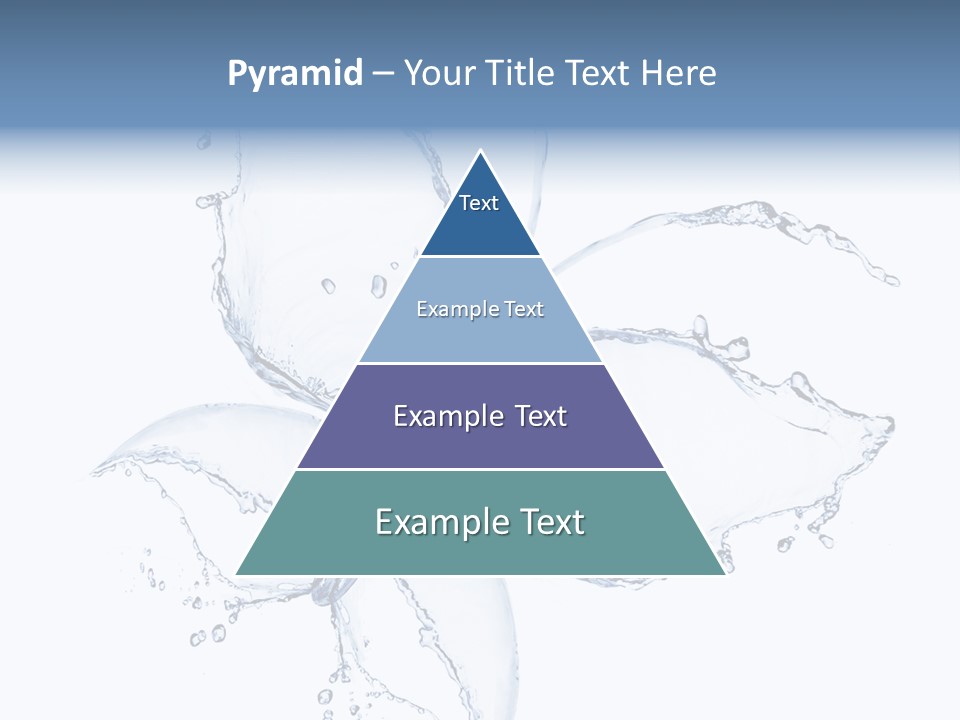 Blue Fresh Transparent PowerPoint Template