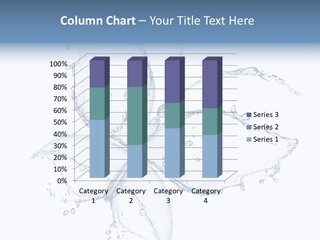 Blue Fresh Transparent PowerPoint Template