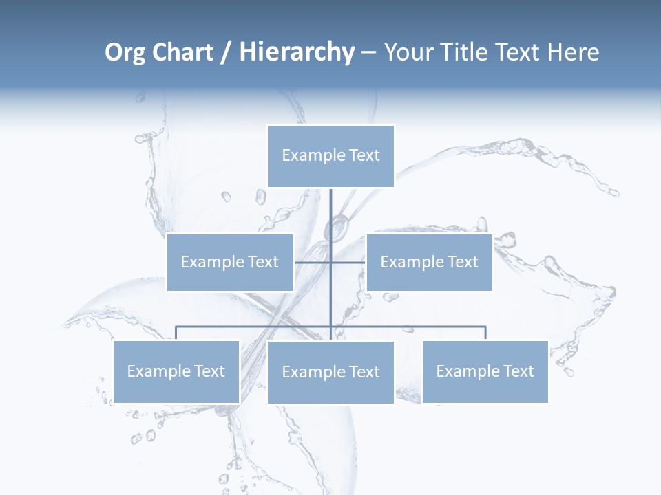 Blue Fresh Transparent PowerPoint Template