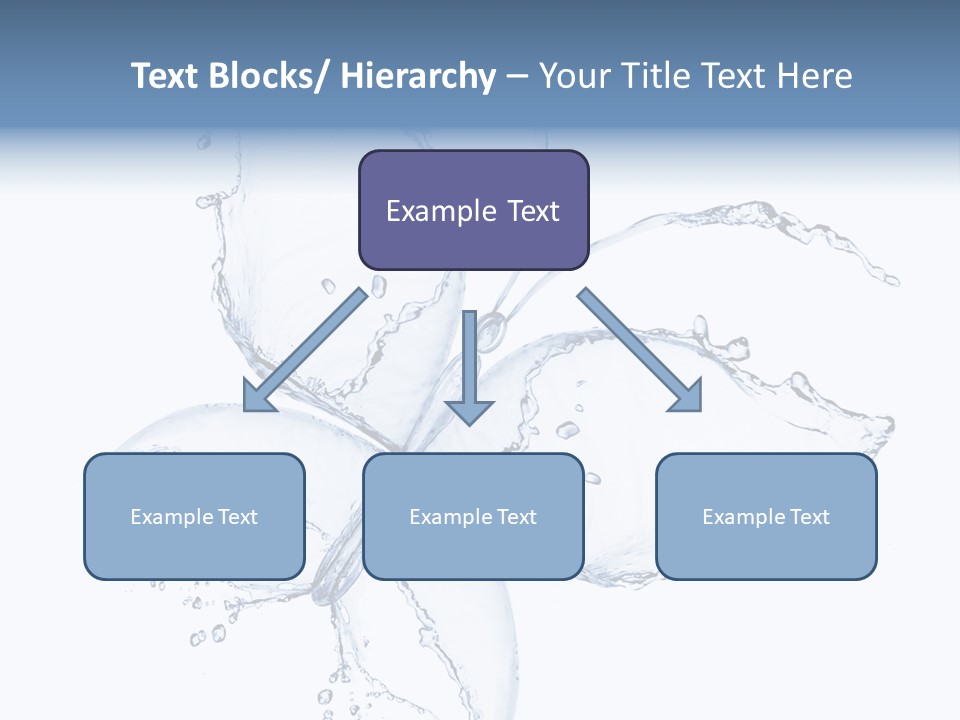 Blue Fresh Transparent PowerPoint Template