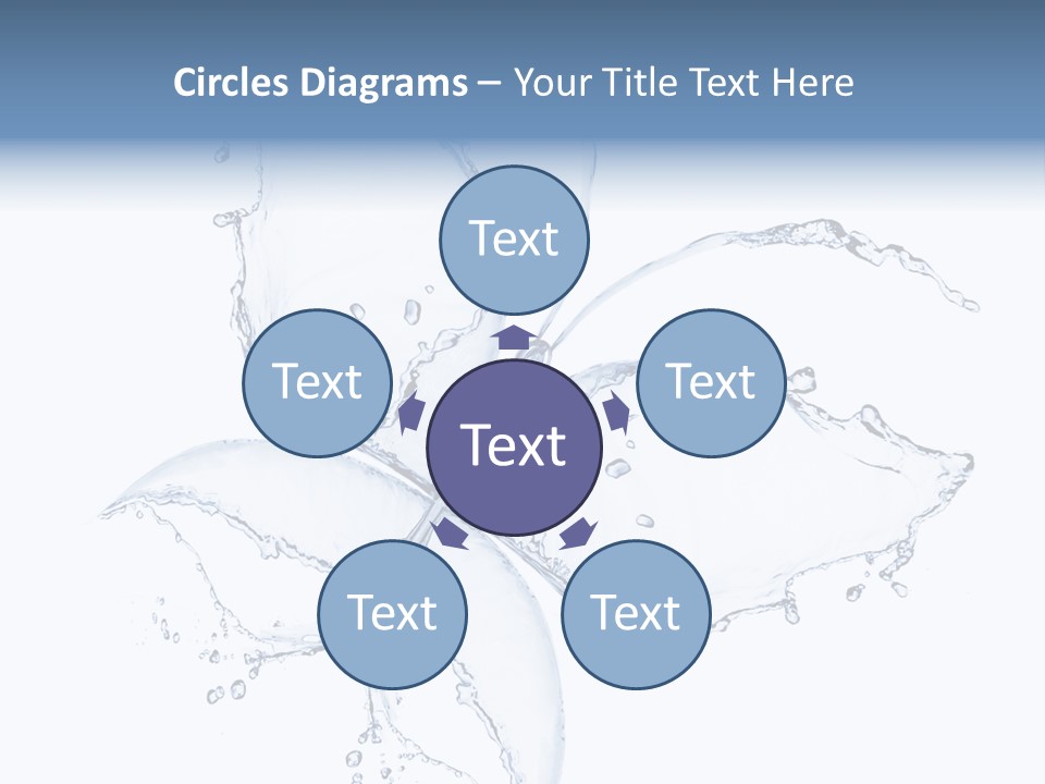 Blue Fresh Transparent PowerPoint Template