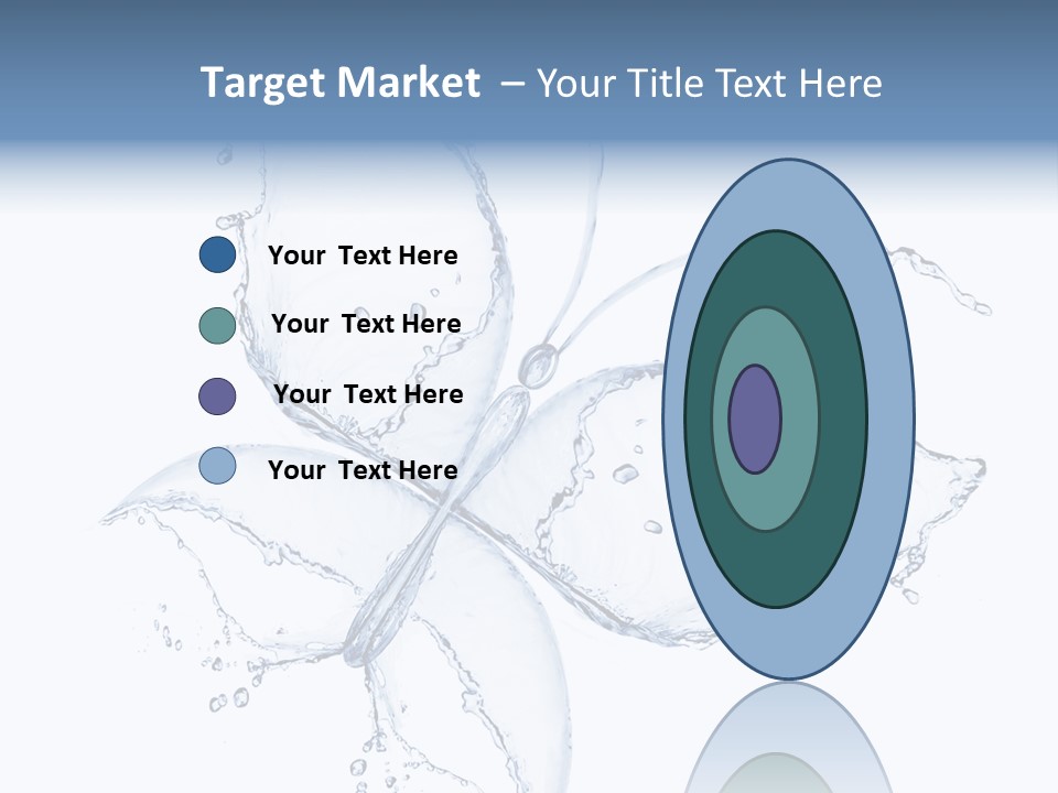 Blue Fresh Transparent PowerPoint Template