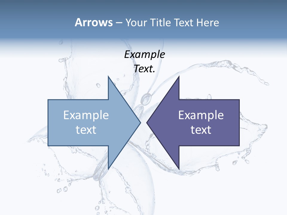 Blue Fresh Transparent PowerPoint Template