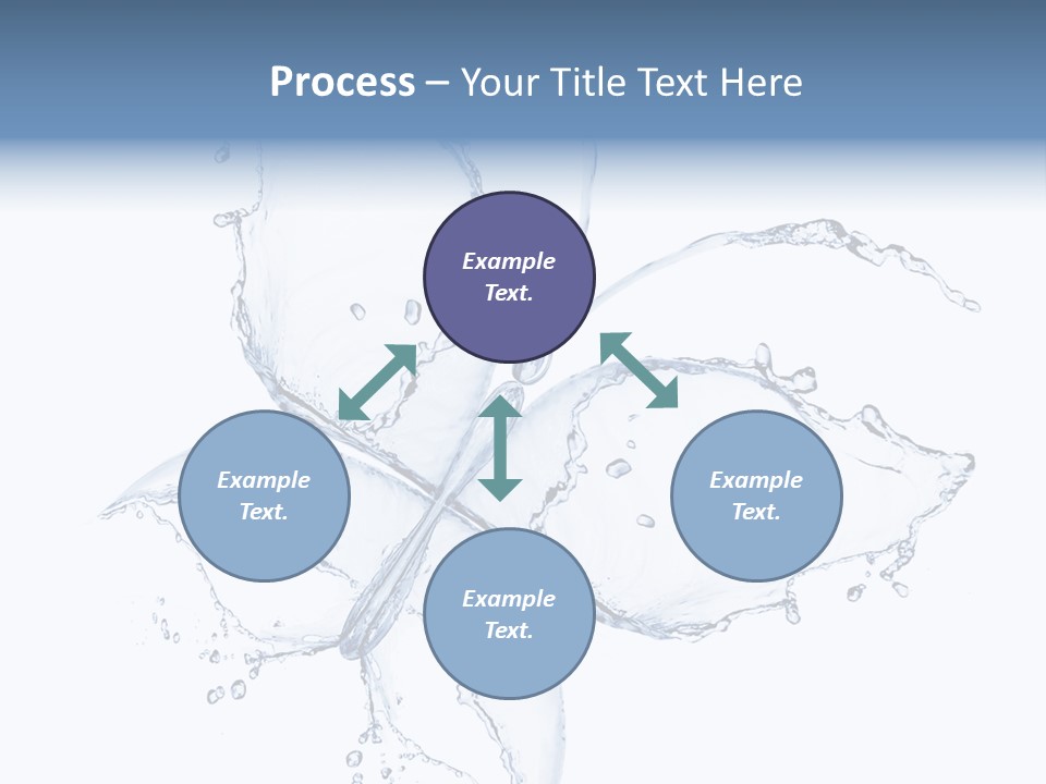 Blue Fresh Transparent PowerPoint Template