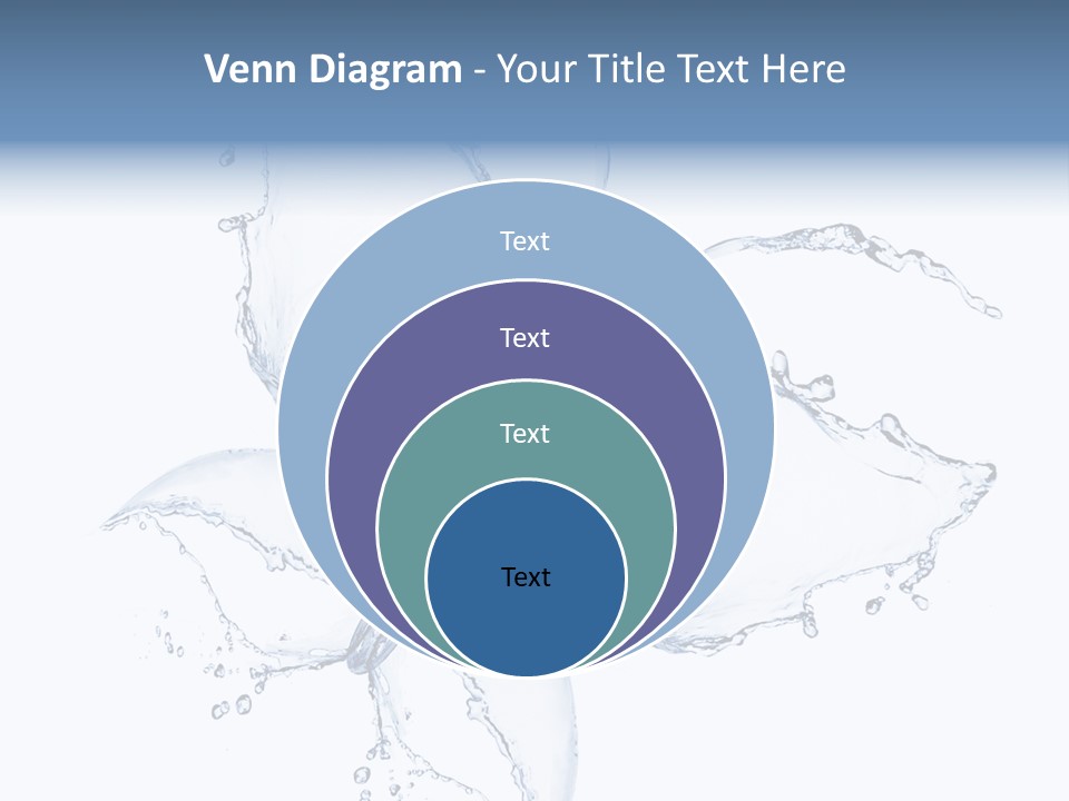 Blue Fresh Transparent PowerPoint Template