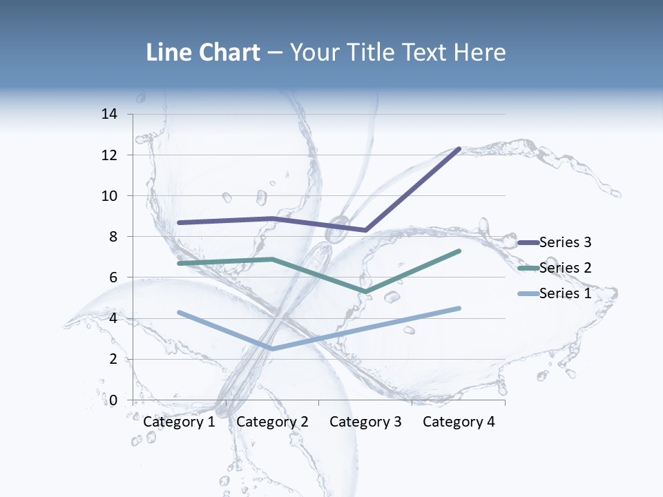 Blue Fresh Transparent PowerPoint Template