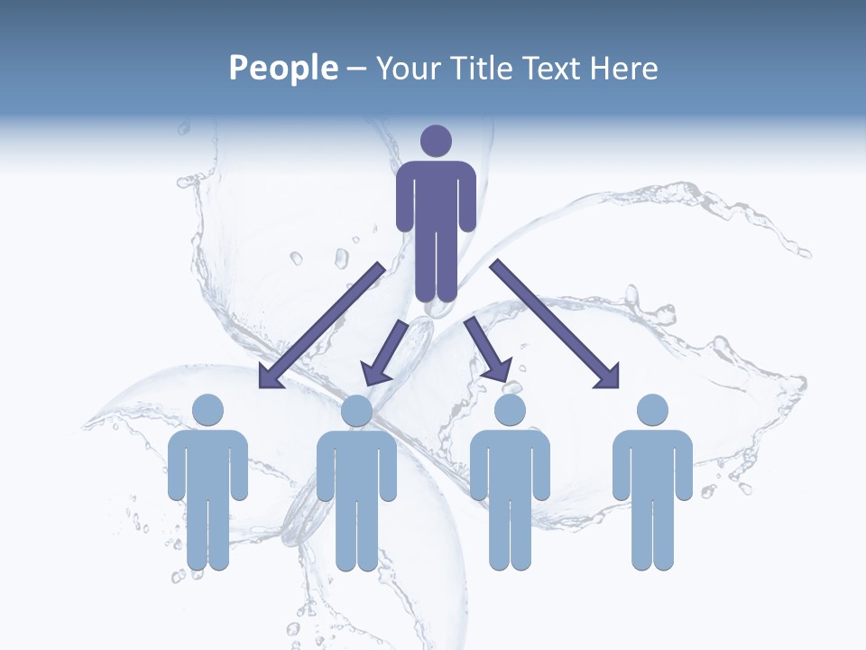 Blue Fresh Transparent PowerPoint Template