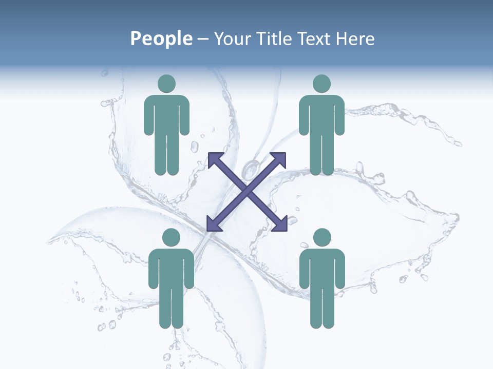 Blue Fresh Transparent PowerPoint Template