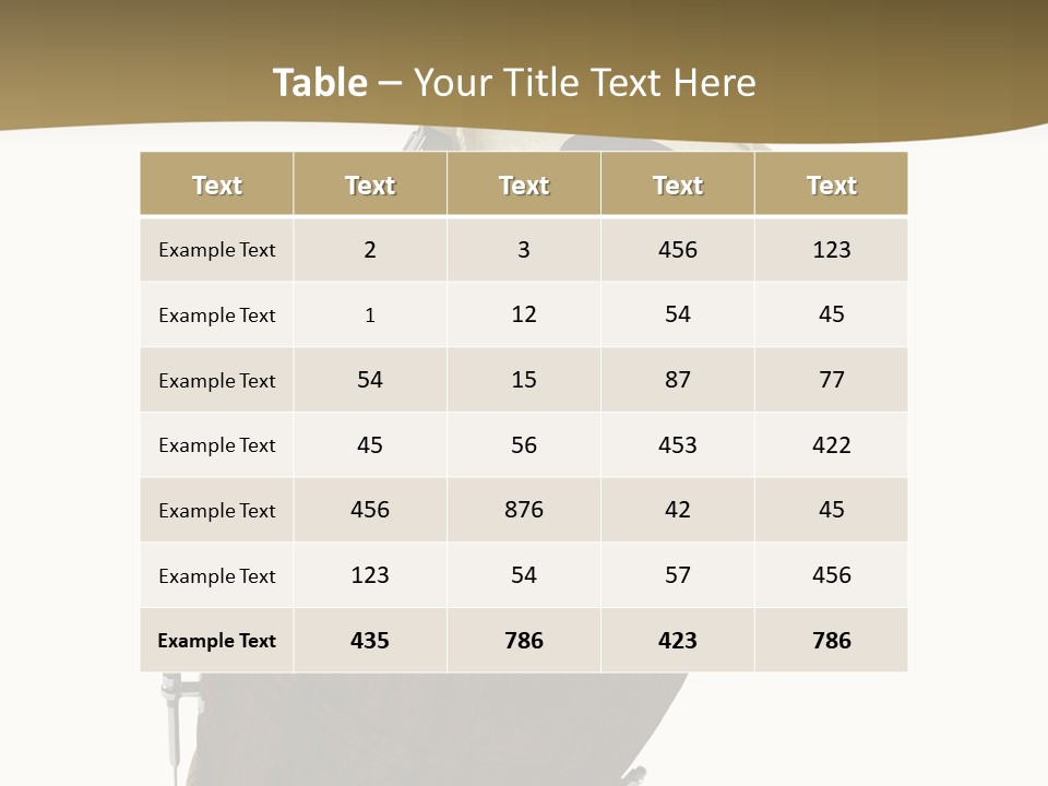 Chair Figure Conference PowerPoint Template