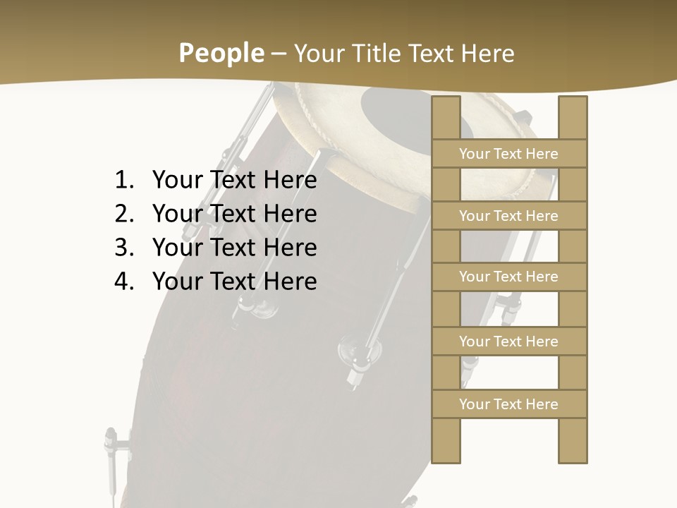 Chair Figure Conference PowerPoint Template