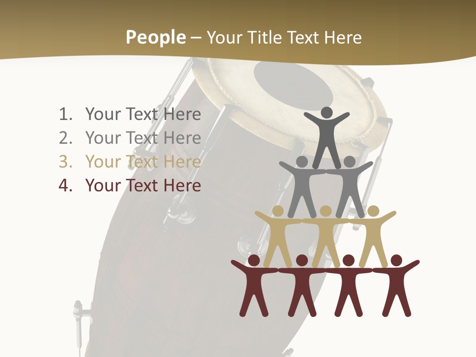 Chair Figure Conference PowerPoint Template