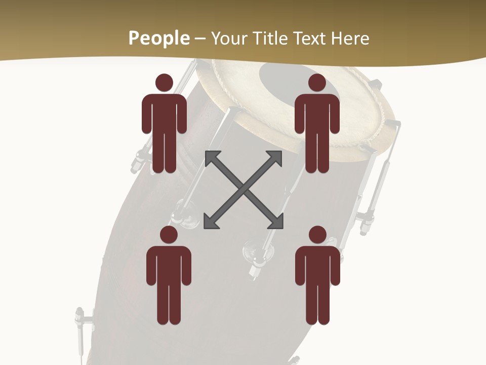 Chair Figure Conference PowerPoint Template