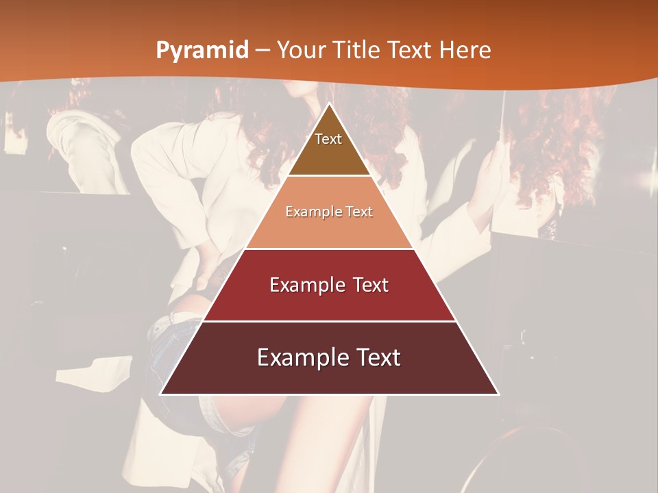 Corset Retro Look Reflexion PowerPoint Template