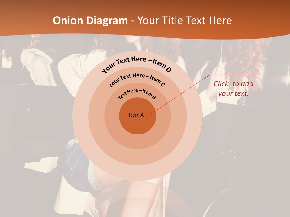 Corset Retro Look Reflexion PowerPoint Template