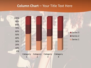 Corset Retro Look Reflexion PowerPoint Template