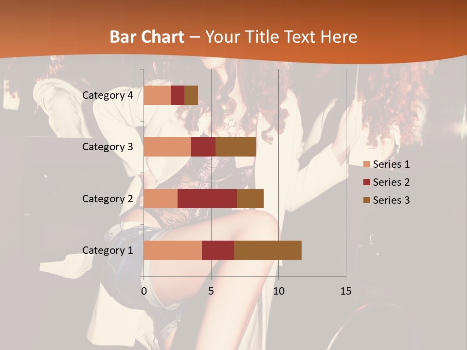 Corset Retro Look Reflexion PowerPoint Template